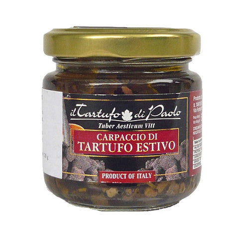 Carpaccio de truffes noires d'été 50 gr