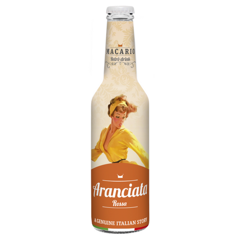 Aranciata rossa (orange sanguine) Macario 27,5 cl