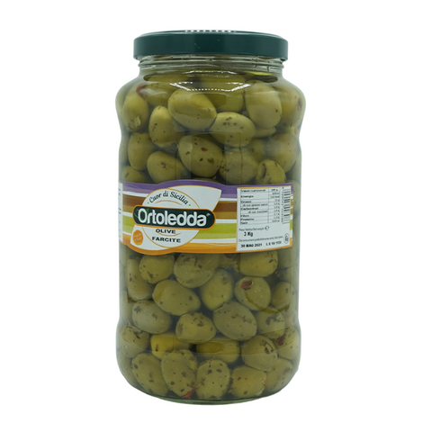 Olives vertes farcies 3 kg