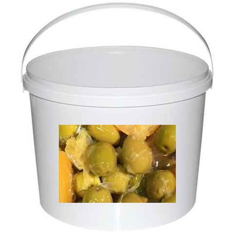 Olives vertes au citron 5 kg